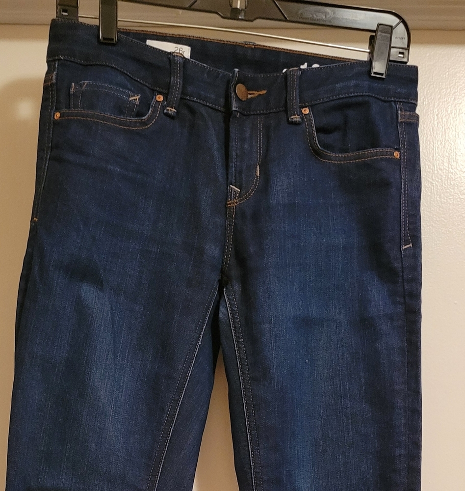Gap 1969 Real Straight Women’s Jeans, Size 26 Dark Wash, Straight Leg